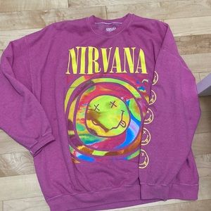 NWOT Nirvana Smile Sweatshirt